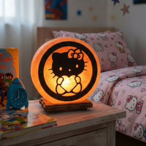 Нощна лампа от Хималайска сол, Hello Kitty (Хелоу Кити)