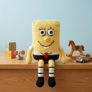 Ръчно плетена играчка Спондж Боб Квадратни Гащи / SpongeBob SquarePants